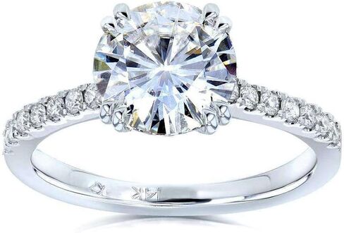 Kobelli Forever One Moissanite وخاتم خطوبة ألماس مختبري 2 1/10 قيراط ذهب أصفر عيار 14 قيراط (DEF/VS) in Saudi Arabia