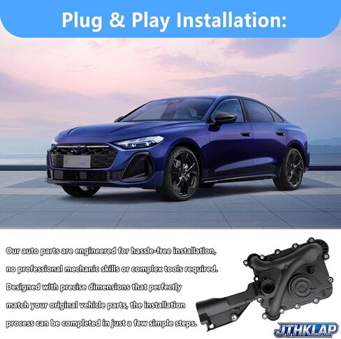 06E103547N فاصل زيت صمام فتحة تهوية المحرك متوافق مع Audi Q7 2017-2019 3.0 L، A6 Quattro 2017-2018 3.0 L، A7 Quattro 2016-2018 3.0L، A8Quattro 2015-2018 3.0L # 06E103547AD صمام بي سي في in Kuwait