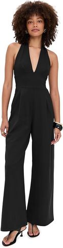 Susana Monaco Women's Tie Halter Jumpsuit 32" Inseam in Saudi Arabia