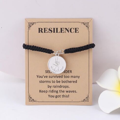 MAOFAED Wrestling Charm Bracelet for Her/Him, Encouragement Gift, Wrestler Bracelet, Motivational Gifts (resilenceWrestlerBr) in Saudi Arabia