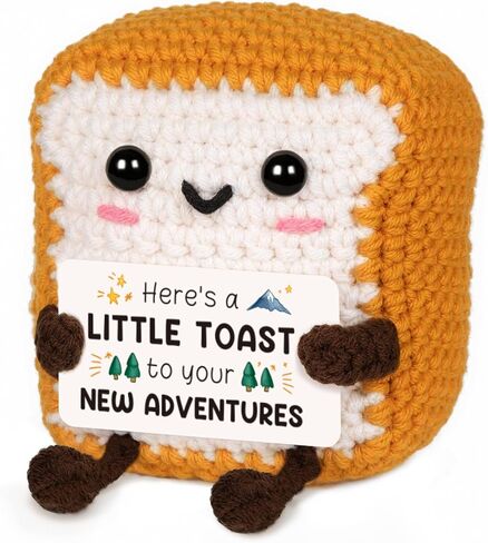 نخب الكروشيه مضحك لها، هدية مغامرة جديدة للنساء والرجال، هدية وداع وظيفة جديدة تذكار حظا سعيدا، تتحرك هدايا تهنئة التقاعد للأصدقاء زملاء العمل رئيسه in Kuwait