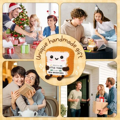 نخب الكروشيه مضحك لها، هدية مغامرة جديدة للنساء والرجال، هدية وداع وظيفة جديدة تذكار حظا سعيدا، تتحرك هدايا تهنئة التقاعد للأصدقاء زملاء العمل رئيسه in Kuwait