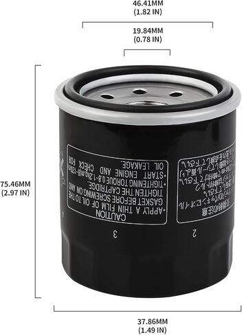 Road Passion 2520499 3084963 Oil Filter for YAMAHA XV1700 ROAD STAR WARRIOR 1670cc 2002-2009 XV1700PCM ROAD STAR MIDNIGHT WARRIOR 1700cc 2005-2006 in Saudi Arabia