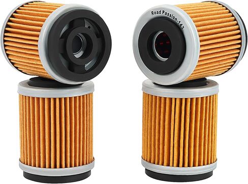 استبدال فلتر زيت العاطفة الطريق لياماها YFM250 Moto-4 250 1989-1993 / YJ125 Vino 125 2004-2009 (حزمة من 4) in Saudi Arabia