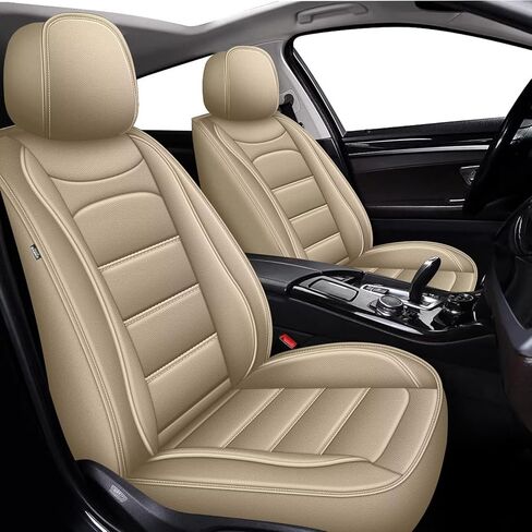 أغطية مقاعد RAV4 مخصصة لسيارة Toyota RAV4 2019 2020 2021 2022 2023 2024 2025 2026 LE، XLE، XLE Premium، Limited، Base، SE مجموعة كاملة من غطاء مقعد الجلد الصناعي الفاخر مع ملحقات داخلية (أسود) in Saudi Arabia