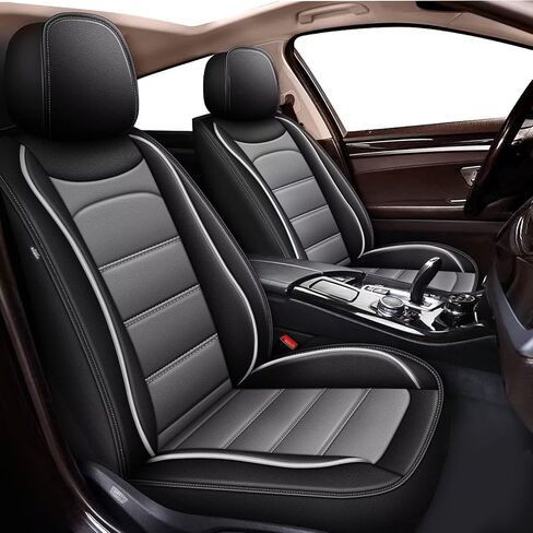 RAV4 Seat Covers Custom for Toyota RAV4 2019 2020 2021 2022 2023 2024 2025 2026 LE,XLE,XLE Premium,Limited,Base,SE Full Set Luxury Faux Leather Seat Cover with Interior Accessories(Black) in Saudi Arabia