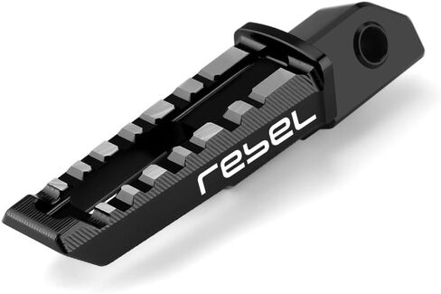 أوتاد القدم الخلفية للدراجة النارية متوافقة مع H.onda Rebel 1100 CMX1100 Rebel 500 CMX500 2017-2024 2025 مسند للقدمين للركاب دعامة للقدمين Rebel500 Rebel1100 ملحقات (أسود) in Kuwait