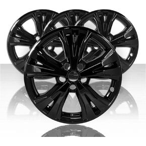 مجموعة من 4 أغطية عجلات Spk مقاس 18 بوصة و5 سبليت لـ 17-20 نيسان روج SV/SL - أسود لامع in Kuwait