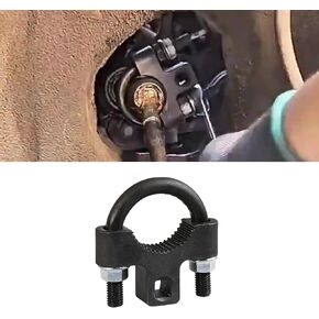 Inner Tie Rod Removal Tool, 3/8" U-Shaped Inner Tie Rod Tool with Non-Slip Teeth, Carbon Steel Inner Low Profile Tool for Car Chassis Rocker, Vehicle Tie Rod Installation Accessories in Kuwait