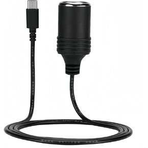 USB C PD 12V to Cigarette Lighter Socket Cable for Tesla Model 3/Y/S/X, for Tesla Vehicle Front Row USB C Port Use Only(1ft Long) in Kuwait