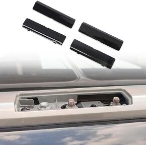 لتويوتا هايلاندر 2020-2024 البلاستيك سقف القضبان رف نهاية غطاء قذيفة استبدال اكسسوارات السيارات 4 قطعة (أسود) in Kuwait