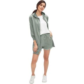 ellos Plus Size French Terry Drawstring Shorts in Saudi Arabia