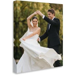 IUI Custom Canvas Prints with Your Photos - Personalized Pictures to Stunning Framed Canvas Wall Art Ideal for Home Decor Gifts Keepsakes for Family Baby Couple Boyfriend Girlfriend Pet (8"L × 10"W) in Saudi Arabia