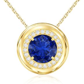 Birthstone / Tigers Eye / Opal / Moomstone Necklace for Women, Sterling Silver Tiger Eye Stone Necklace with 16K Gold Plated and 5A CZ, Dainty Statement Healing Natural Gemstone Jewelry Christmas Gift for Women on Birthday Anniversary Christmas for Wife G in Kuwait