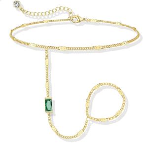 أساور ذهبية جوهرة الميلاد للنساء العصرية 14K مطلية بالذهب سلسلة اليد سوار كومة تكويم الصداقة أساور عيد ميلاد هدايا عيد الميلاد تخزين ستوفير للنساء in Kuwait