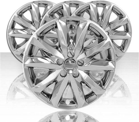 مجموعة انعكاسات تلقائية مكونة من 4 جلود عجلات مقاس 18 بوصة و5 Dbl Spk لسيارة Mazda 3 Touring 2017-2019 - أسود لامع in Kuwait