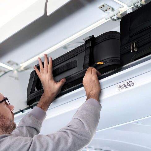 حقيبة ظهر للسفر من rooCASE Venice سعة 25 لترًا - كمبيوتر محمول بحجم 15.6 بوصة لأمتعة العمل في عطلة نهاية الأسبوع وحقيبة ظهر لحقيبة السفر الدولية للرجال والنساء، تتضمن مكعبين للتعبئة مجانًا in Kuwait