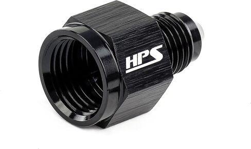 HPS AN894-10-04 تركيب محول مخفض أنثى إلى ذكر، ألومنيوم، الحجم: AN-10 أنثى إلى AN-4 ذكر، الزاوية: مستقيم، أسود in Kuwait