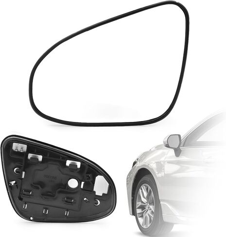 استبدال زجاج المرآة الجانبية للركاب لسيارة Toyota Camry 2012 2013 2014 2015 2016 2017، Avalon Hybrid 2013-18 - مرآة الرؤية الجانبية اليمنى مع لوحة دعم لملحقات Camry in Saudi Arabia