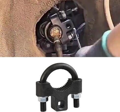 Inner Tie Rod Removal Tool, 3/8" U-Shaped Inner Tie Rod Tool with Non-Slip Teeth, Carbon Steel Inner Low Profile Tool for Car Chassis Rocker, Vehicle Tie Rod Installation Accessories in Kuwait