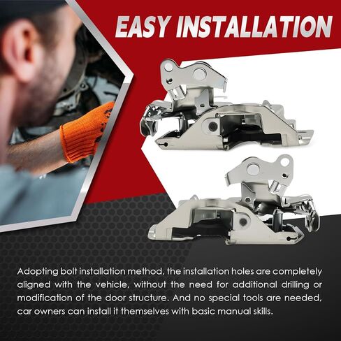 Pair Door Lock Latch Assembly Front Driver and Passenger Side Compatible with C1500 C2500 1988-1999 Pickup 940-102 16602475 in Saudi Arabia
