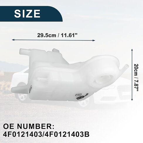 Coolant Reservoir Water Expansion Tank for A6 Sturdy No.4F0121403 | Coolant Radiator Reservoir Bottle with Sensor 1 Pcs for A6 Quattro in Saudi Arabia
