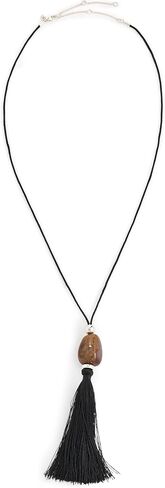 Madewell Women's Semiprecious Tassel Long Necklace in Saudi Arabia