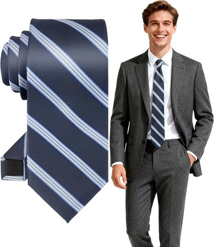 FIXSMITH Ties for Men, Striped Neckties for Men, Paisley Ties for Men, Mens Formal and Casual Ties for Wedding, Business in Kuwait