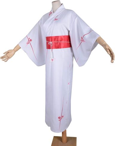 زي كيمونو طويل للسيدات من HongH مطبوع عليه زهور الكيمونو اليابانية التقليدية ملابس صيفية in Kuwait