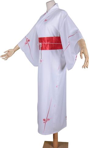 زي كيمونو طويل للسيدات من HongH مطبوع عليه زهور الكيمونو اليابانية التقليدية ملابس صيفية in Kuwait