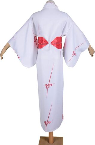 زي كيمونو طويل للسيدات من HongH مطبوع عليه زهور الكيمونو اليابانية التقليدية ملابس صيفية in Kuwait