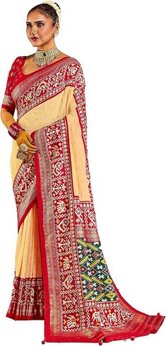 Elina fashion Women's Lucknow Chickankari Embroidery Designer Saree With Unstitched Blouse | Rakhi Gift For Her in Saudi Arabia