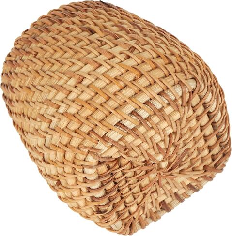 SHIDOW Handmade Rattan Pencil Holder, Wicker Pencil Holder, Tea Tools Holder, Tea Cup, Desk Cup Holder, Toothbrush Cup for Small Items, Office and home Desktop Organizer (Style B) in Kuwait