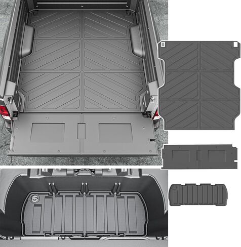 powoq 5.3FT حصيرة سرير الشاحنة متوافقة مع 2017-2024 Honda Ridgeline Bed Liner TPE Truck Mat استبدال لملحقات Honda Ridgeline 2017-2024 in Kuwait
