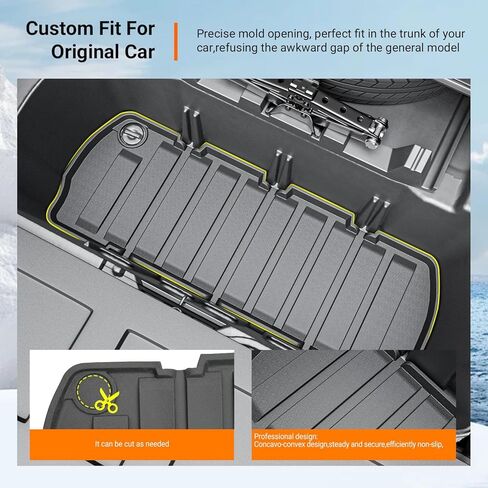 powoq 5.3FT حصيرة سرير الشاحنة متوافقة مع 2017-2024 Honda Ridgeline Bed Liner TPE Truck Mat استبدال لملحقات Honda Ridgeline 2017-2024 in Kuwait