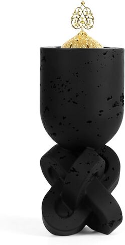 مبخرة اللبان الراتنج، مبخرة البخور، مبخرة الفحم، مبخرة بخور بطول 11.02 بوصة - للتأمل، واليوجا، والعلاج العطري في السبا، والمكتب، وهدايا تدفئة المنزل وديكور المنزل in Kuwait