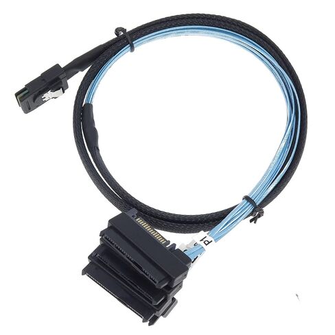 Mini SAS to SAS Cable SFF-8087 to SFF-8482 Internal Breakout Cable for Raid Controller to HDD 3.3FT in Kuwait