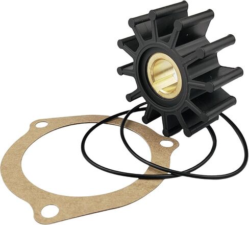 Inboard Water Pump Impeller Kit Replacement for Sherwood 09000K-SHW G Serie Pumps G903 G905 G906 G907 G908 G909 G910 G11 Kohler 229826 246489 34437 Onan 132-0271 Westerbeke 200175 42175 in Saudi Arabia
