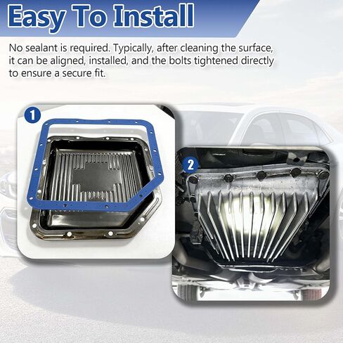 حشية وعاء زيت ناقل الحركة لـ GM Turbo 350 | بديل لموروسو 93102 | تمت ترقيته بطبقة فولاذية | مطاط مبركن عالي التحمل لمتانة وختم فائقين in Kuwait