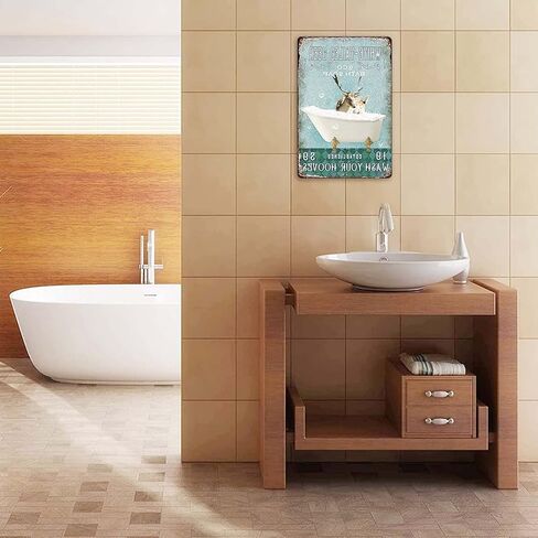 سرطان القولون الوعي اليعسوب علامة جدار ديكور الفن ملصق خمر معدن القصدير علامة مضحك المرآب غرفة الحمام رجل كهف مكتب شقة النوم علامة الجدار الديكور هدية 8x12 في in Kuwait