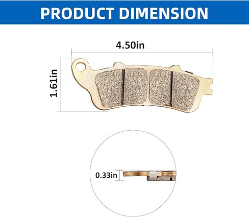 Brake Pads Front Rear Sintered for Honda VTX1800 Fury Interstate Sabre Stateline 1300-ABS VT1300 Shadow Aero 750-ABS VT750 in Saudi Arabia