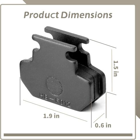 2 Pair Rear Brake Pad Compatible with Tuttio Soleil01 Electric Dirt Bike Disc Brake Pads Replacement for Tutti Soleil 01 E-Bike Bicycle Braking Accessories in Kuwait