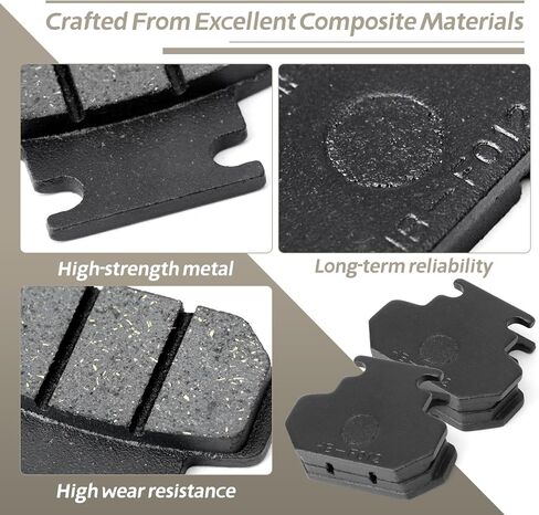 2 Pair Rear Brake Pad Compatible with Tuttio Soleil01 Electric Dirt Bike Disc Brake Pads Replacement for Tutti Soleil 01 E-Bike Bicycle Braking Accessories in Kuwait