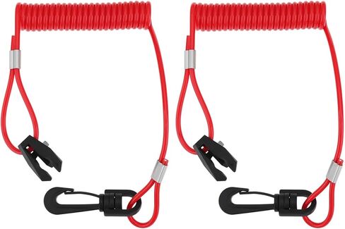 2Pcs Boat Emergency Kill Switch Lanyard Compatible with Johnson Compatible with Evinrude OMC Sierra MP28880 in Saudi Arabia