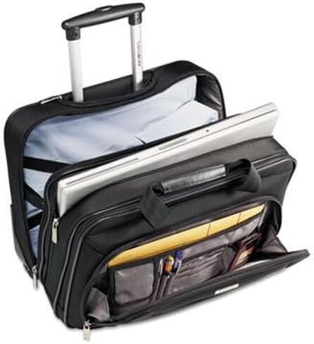 Samsonite Wheeled Business Case, 16-1/2 x 8 x 13-1/4, Black in Saudi Arabia