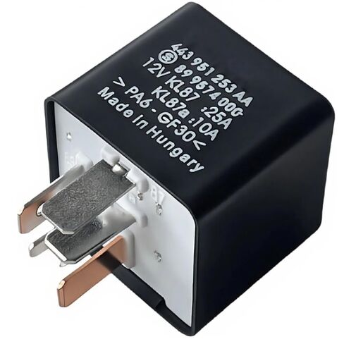 443951253AARelay 219 12V 25A 5-Pin مروحة تبريد/طاقة - #443 951 253 AA/899574000 يناسب 1998-2005 فولكس فاجن باسات؛ يناسب 2002-2005 أودي A4/A6؛ يناسب 2004/2006-2008 فولكس فاجن طوارق in Saudi Arabia