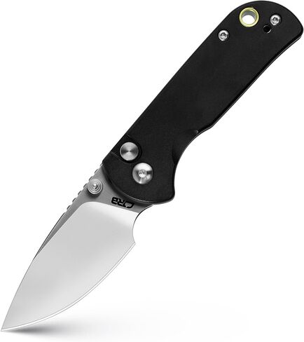 سكين جيب CJRB CUTLERY لـ EDC Mica (J1934) سكين قابل للطي مع شفرة فولاذية سوداء PVD AR-RPM9 مقاس 2.36 بوصة ومقبض من الألومنيوم الوردي in Kuwait