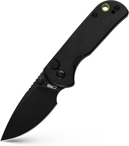 سكين جيب CJRB CUTLERY لـ EDC Mica (J1934) سكين قابل للطي مع شفرة فولاذية سوداء PVD AR-RPM9 مقاس 2.36 بوصة ومقبض من الألومنيوم الوردي in Kuwait