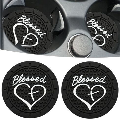 قاعدة أكواب حامل أكواب السيارة، عبوتان بقطر 2.75 بوصة مضادة للماء ومضادة للانزلاق، متينة، مناسبة لمعظم الأجزاء الداخلية للسيارة، ملحقات السيارة للنساء والرجال أرجواني، SB008-PR-2 in Kuwait