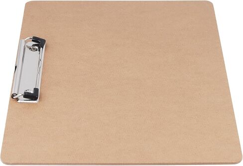 10 Pack Clipboards, 9 x 12.4 Inch Wooden Horizontal Clipboards with Low Profile Metal Clip, Large Wood Landscape Clipboard for Drawing Sketch Art, Brown in Saudi Arabia